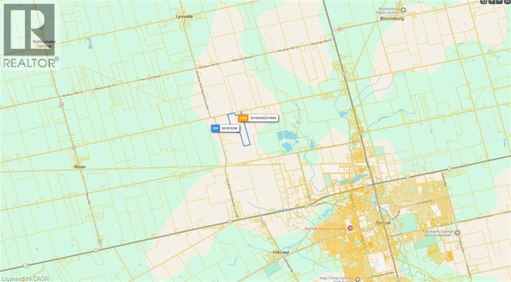 Map / location - Pt Lt 5-6 13Th Street W, Simcoe, ON