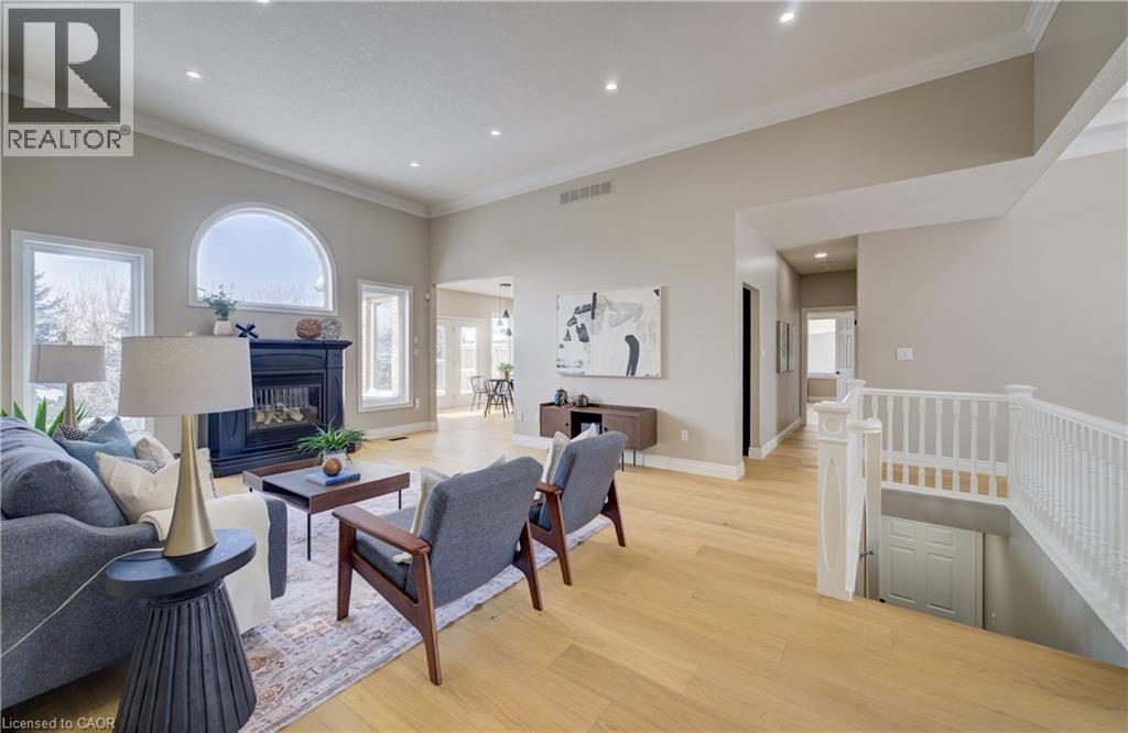 31 Fall Harvest Drive, Kitchener, ON - Indoor Photo Showing Other Room With Fireplace