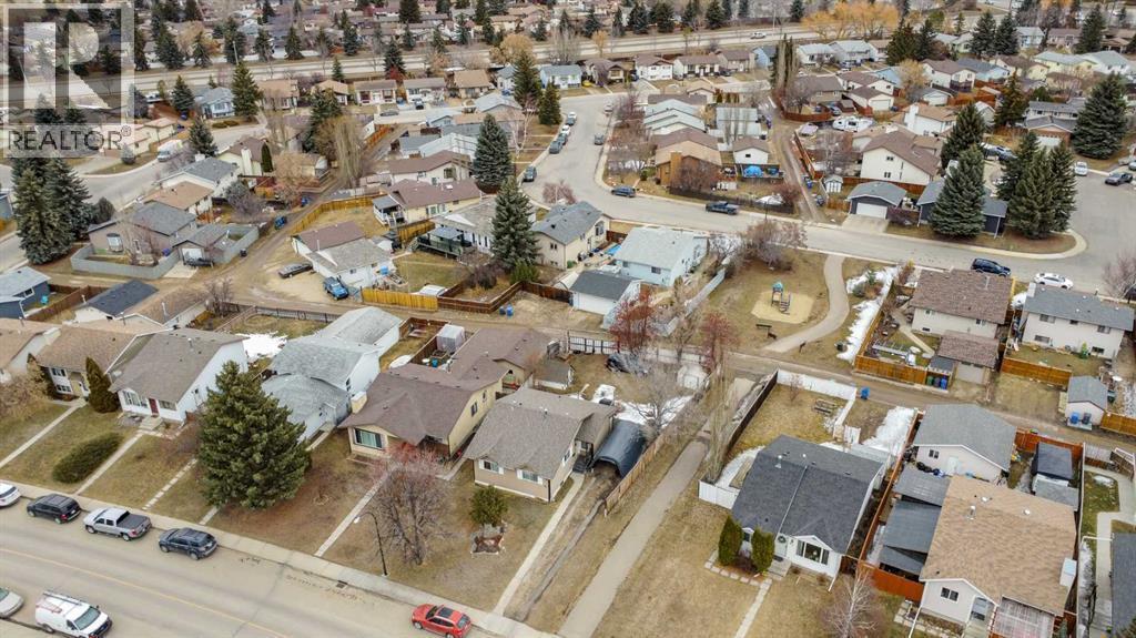Aerial photo looking NE towards the park - 69 Erickson Drive, Red Deer, AB - Outdoor With View