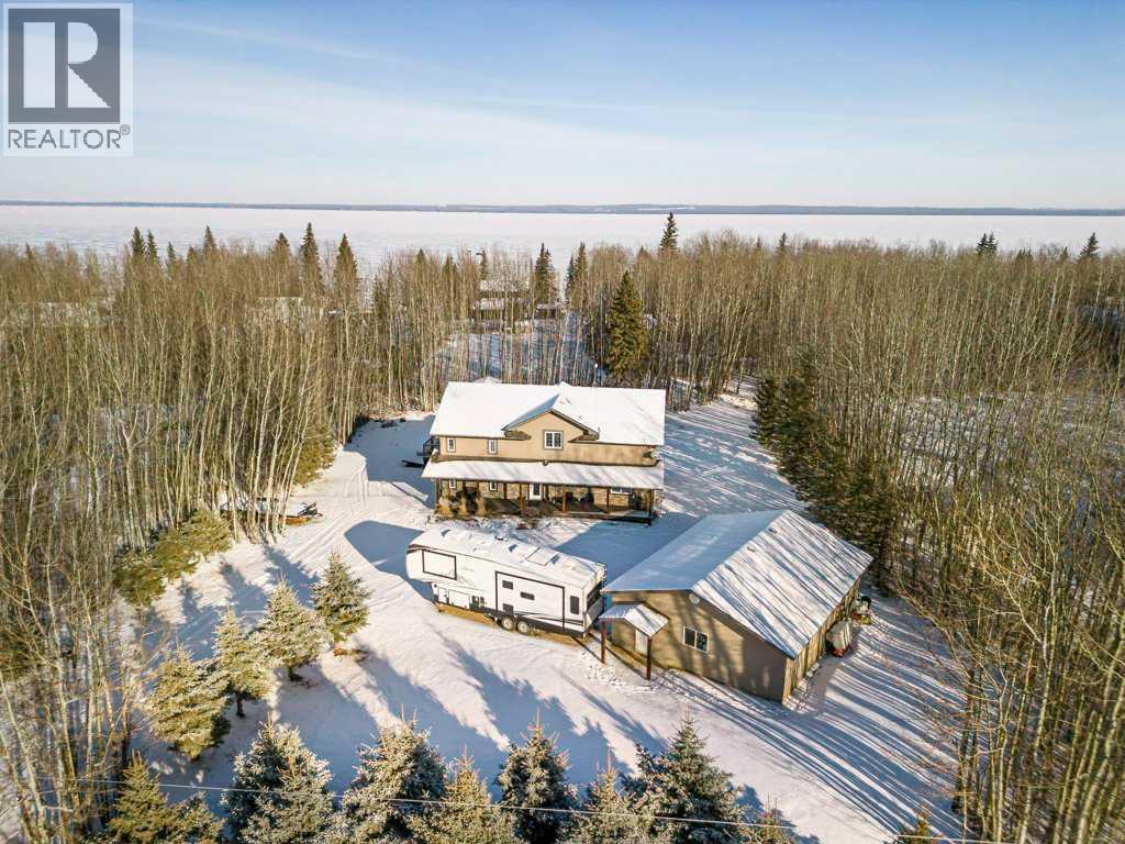 462054 11 Range Road Range, Westerose, AB - Outdoor With Body Of Water With Deck Patio Veranda With View