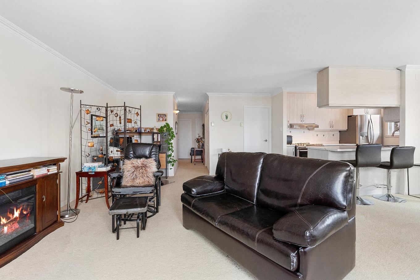 Living room - 401-149 Rue Du Mont-Marie, Lévis (Desjardins), QC - Indoor Photo Showing Living Room