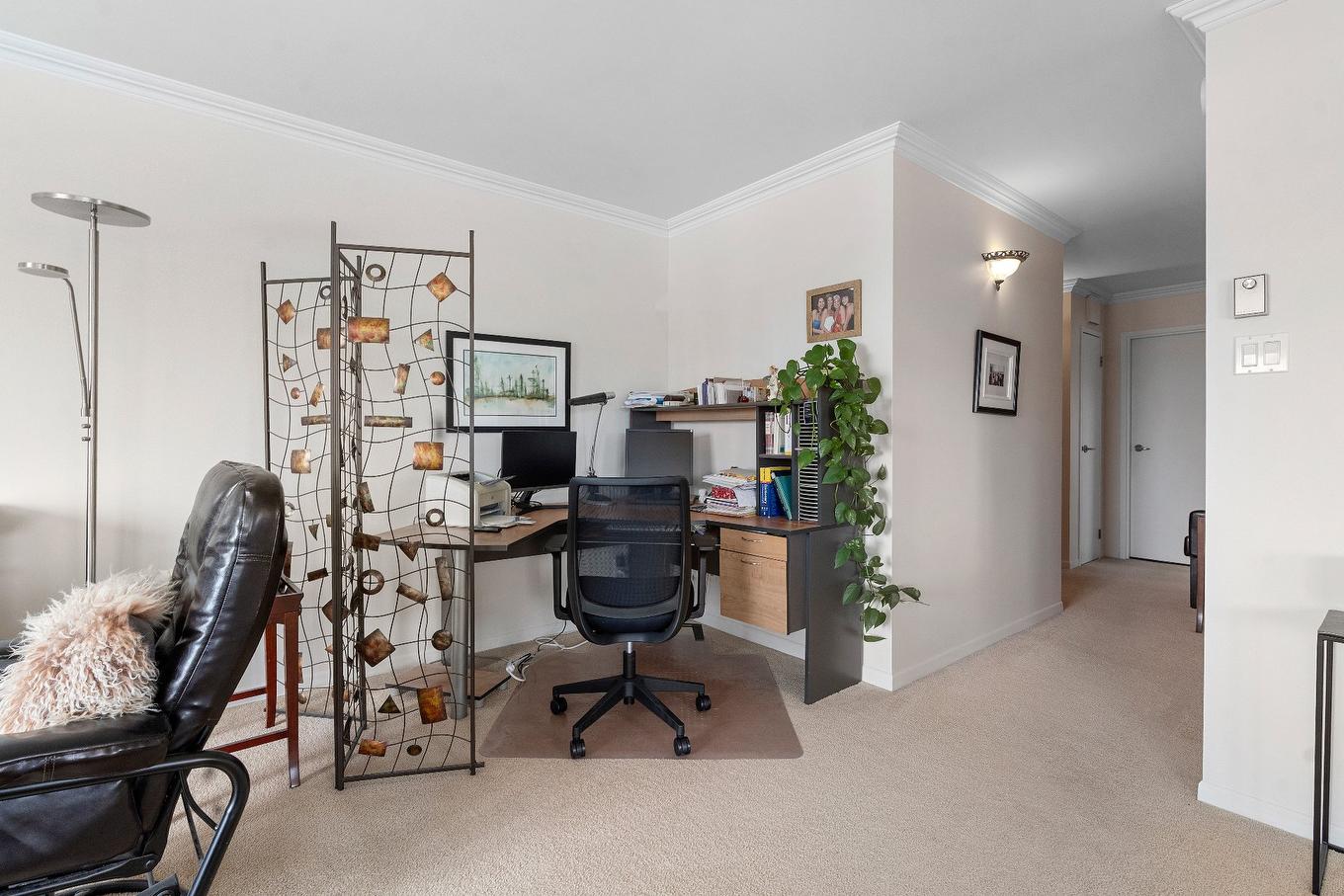 Living room - 401-149 Rue Du Mont-Marie, Lévis (Desjardins), QC - Indoor Photo Showing Office