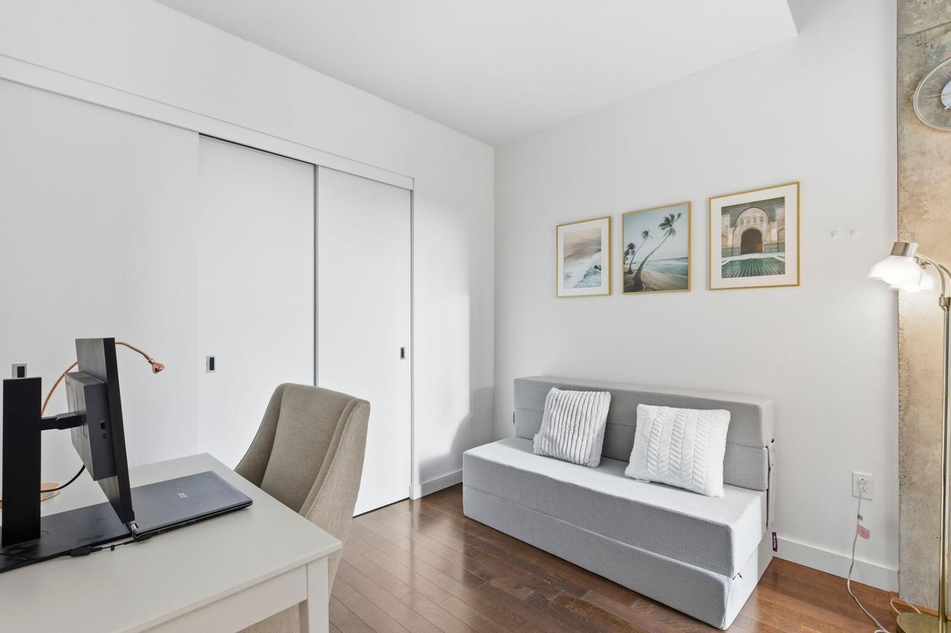 Chambre à coucher - 704-90 Rue Prince, Montréal (Ville-Marie), QC - Indoor Photo Showing Office