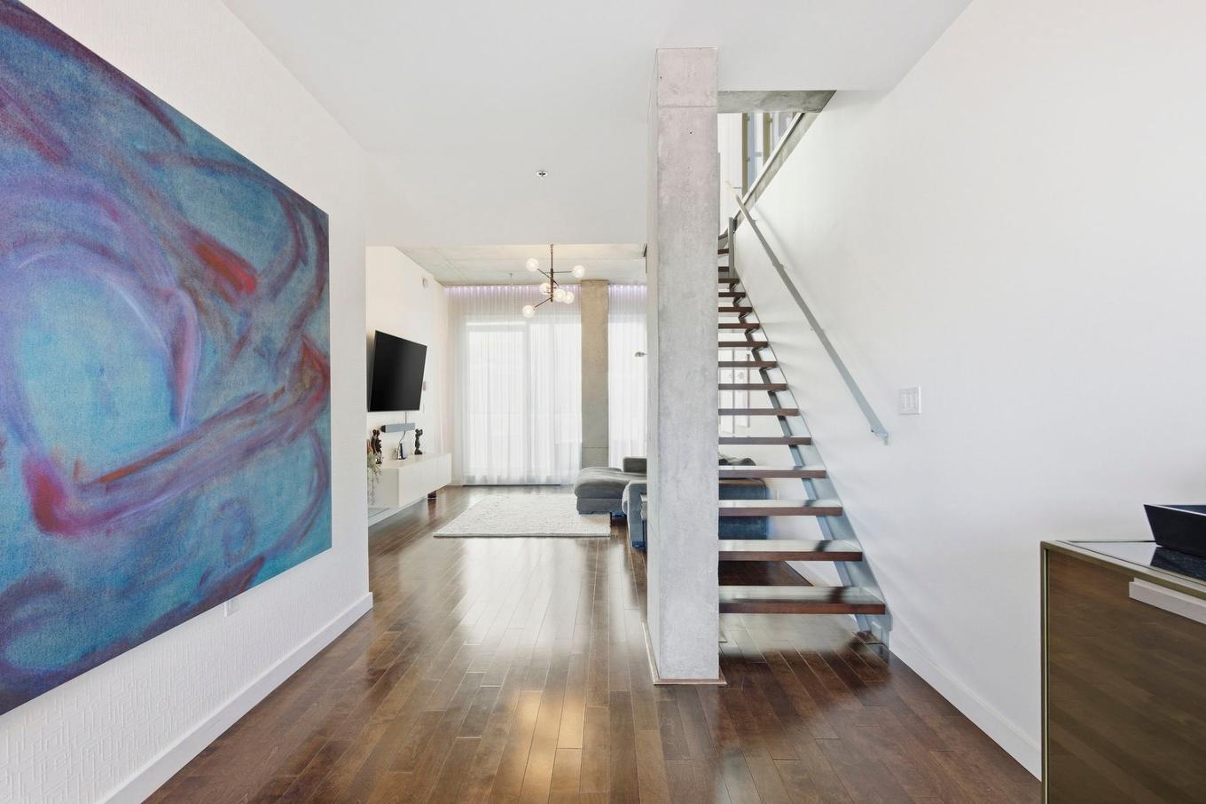 Escalier - 704-90 Rue Prince, Montréal (Ville-Marie), QC - Indoor Photo Showing Other Room