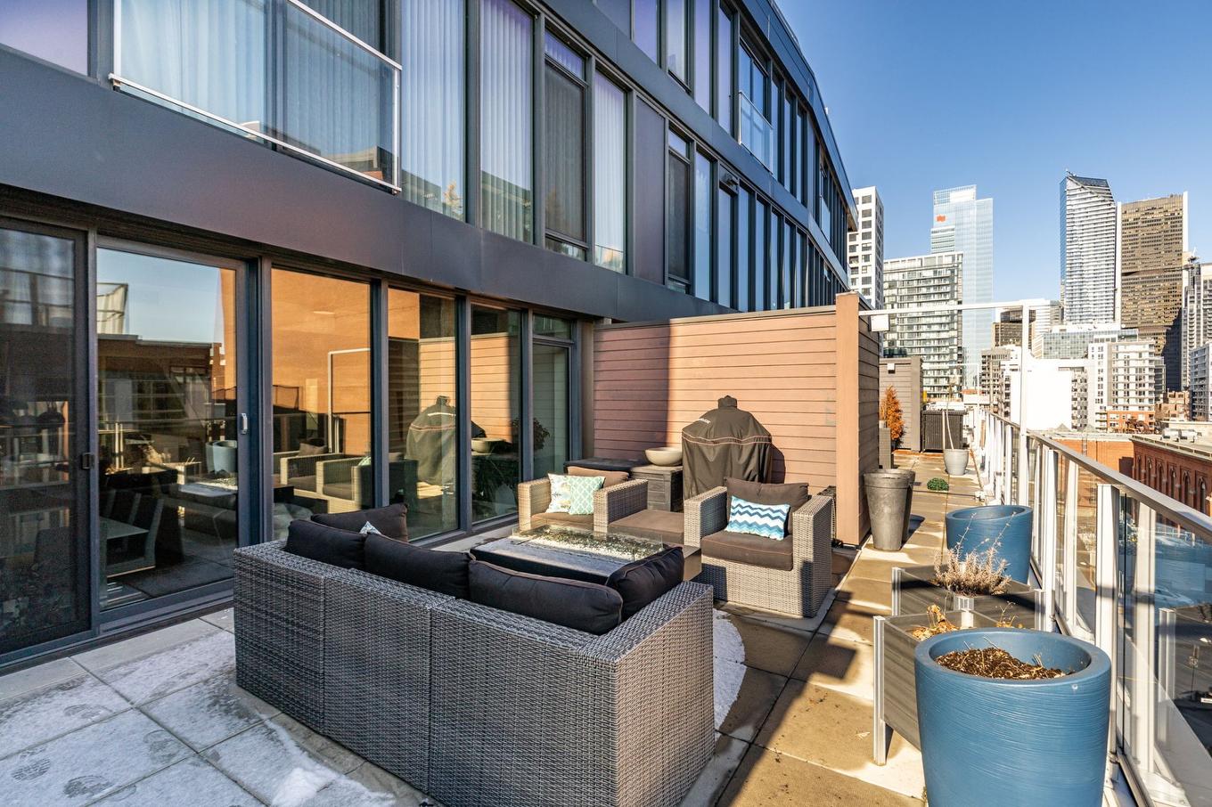 Terrasse - 704-90 Rue Prince, Montréal (Ville-Marie), QC - Outdoor With Exterior