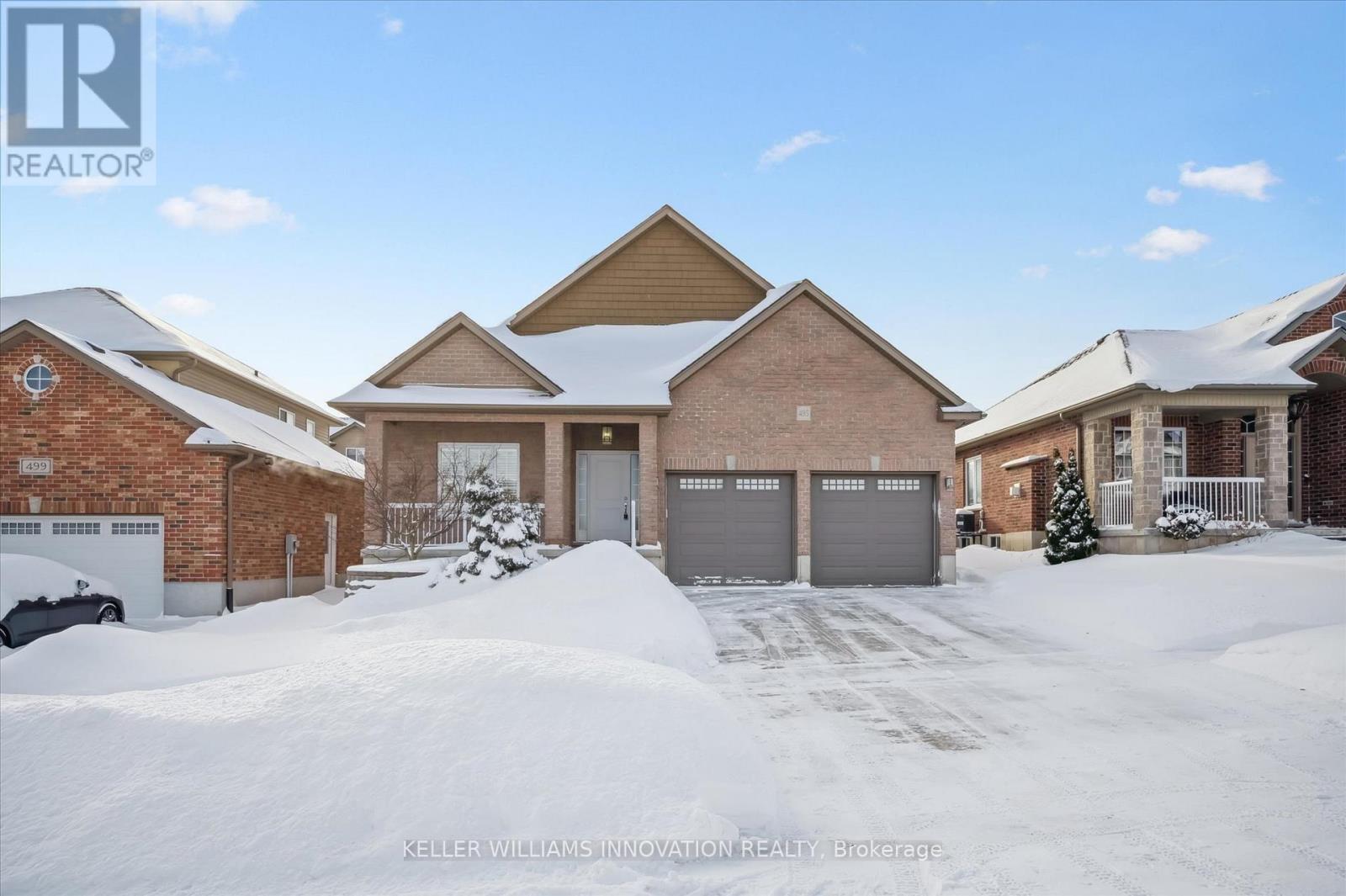 495 Alan Crescent, Woodstock, ON - Outdoor With Facade