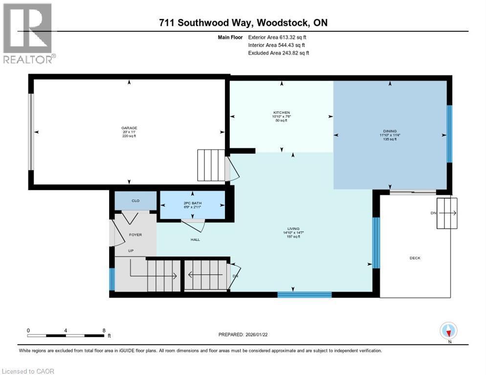 View of floor plan / room layout - 711 Southwood Way, Woodstock, ON - Other