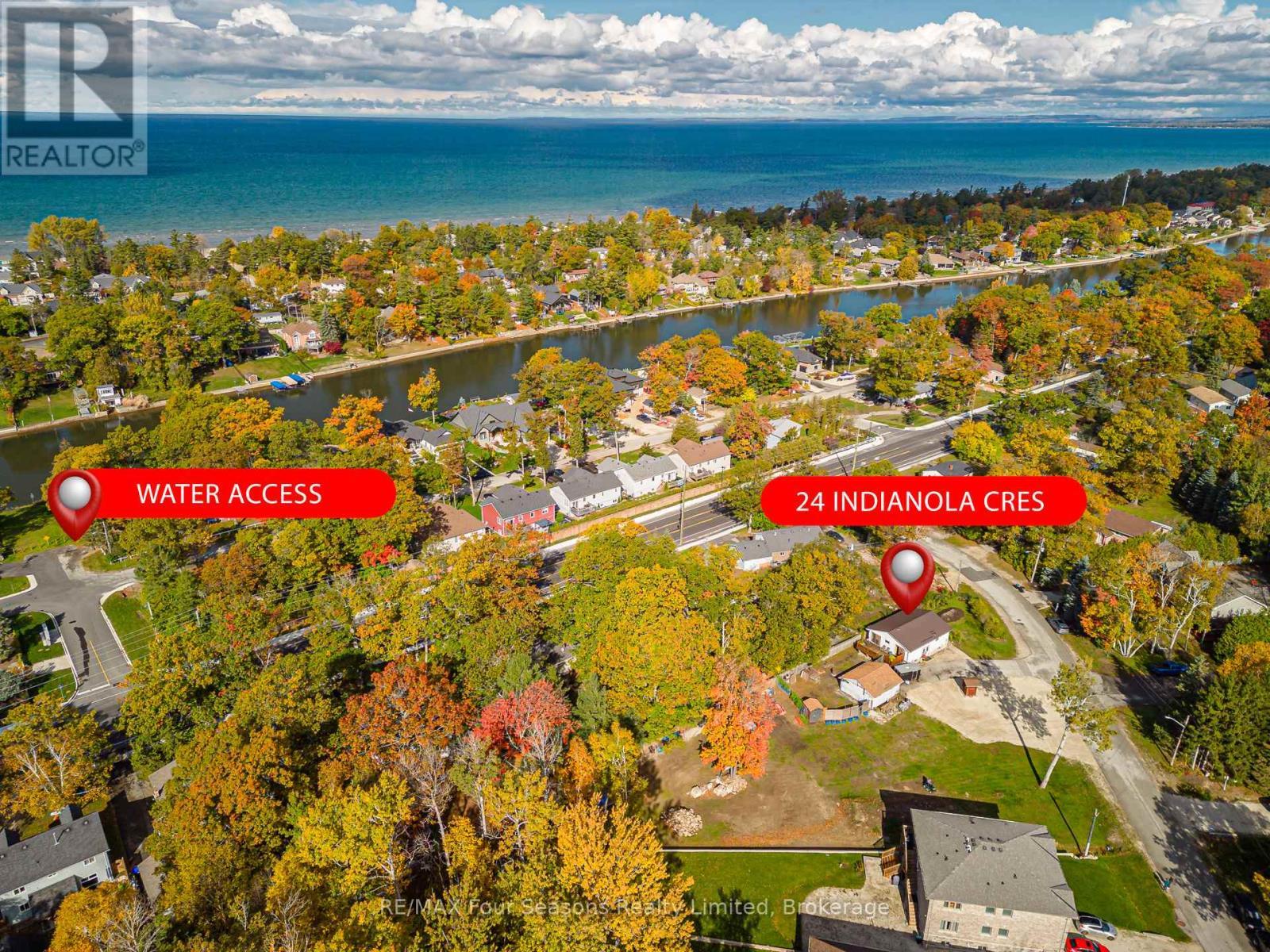 24 Indianola Crescent, Wasaga Beach, ON - Outdoor With Body Of Water With View