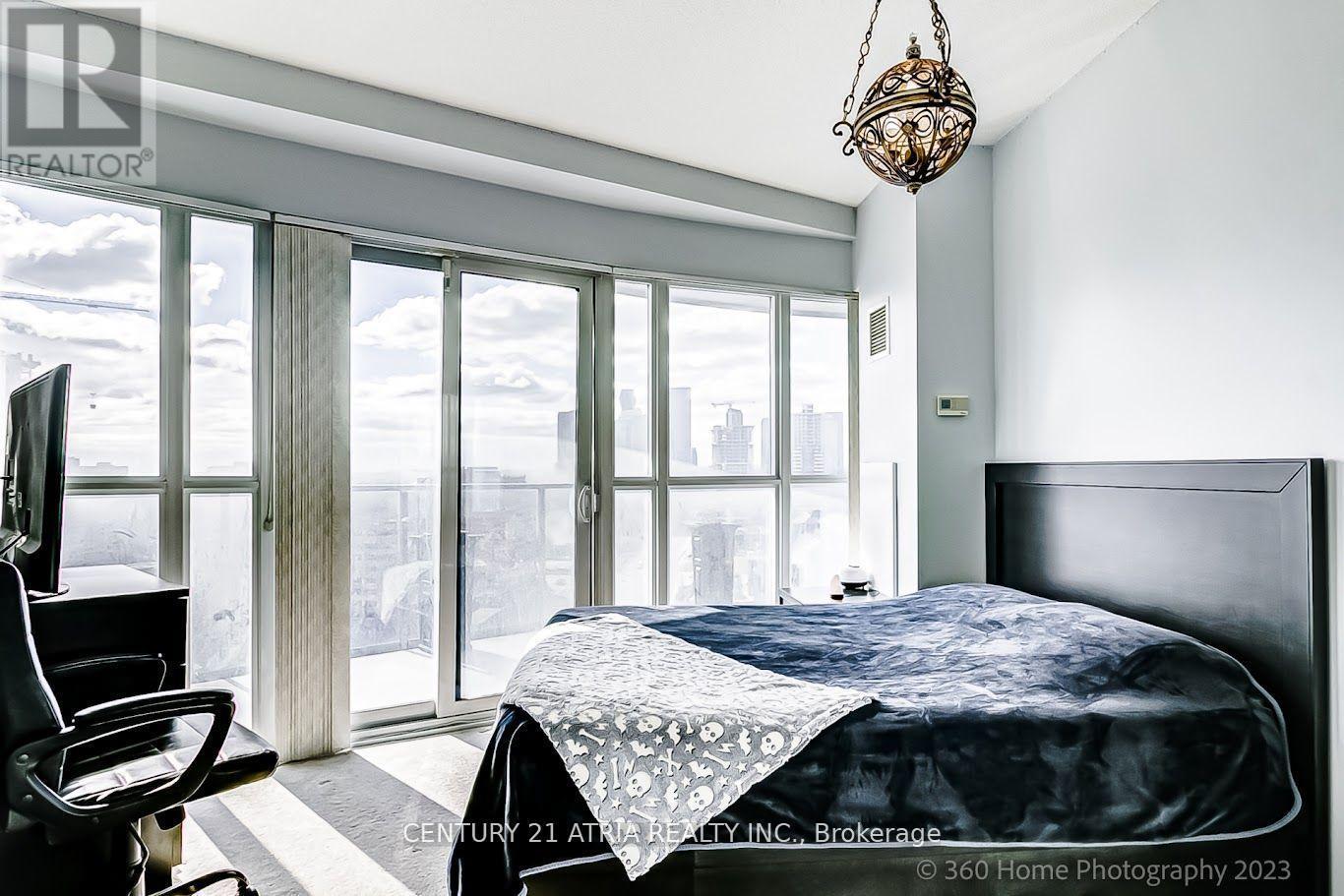 2203 - 60 Absolute Avenue, Mississauga, ON - Indoor Photo Showing Bedroom