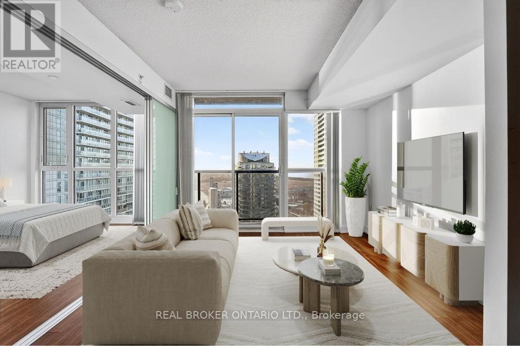 3105 - 85 Queens Wharf Road, Toronto, ON - Indoor Photo Showing Living Room