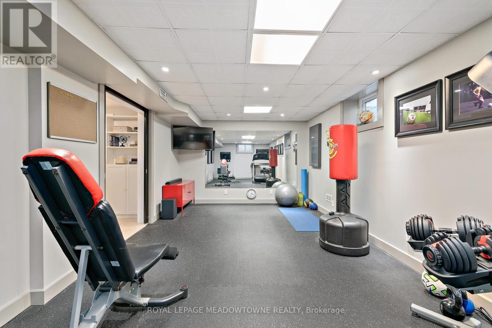 25 Hillside Drive, Halton Hills, ON - Indoor Photo Showing Gym Room
