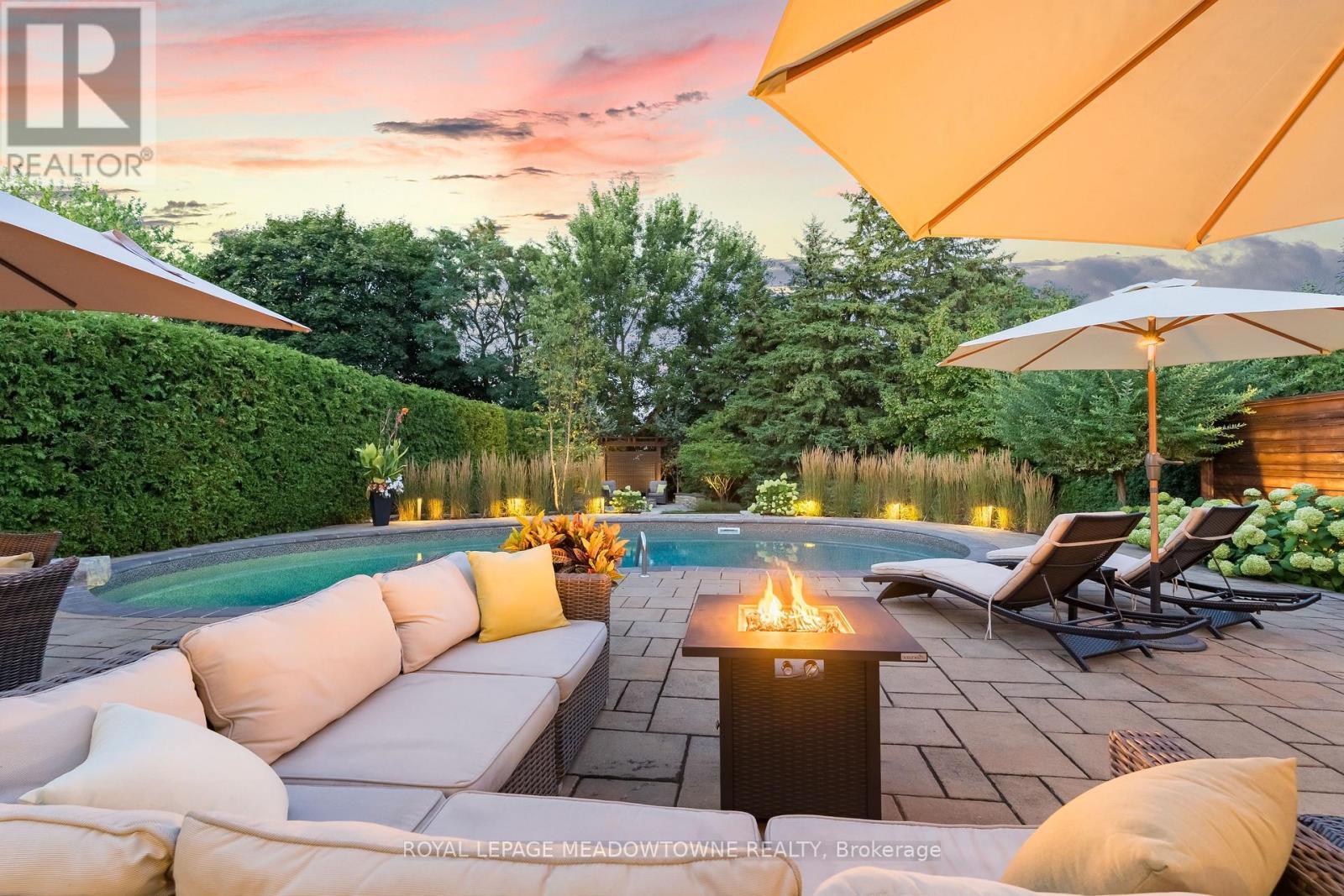 25 Hillside Drive, Halton Hills, ON - Outdoor With In Ground Pool With Backyard