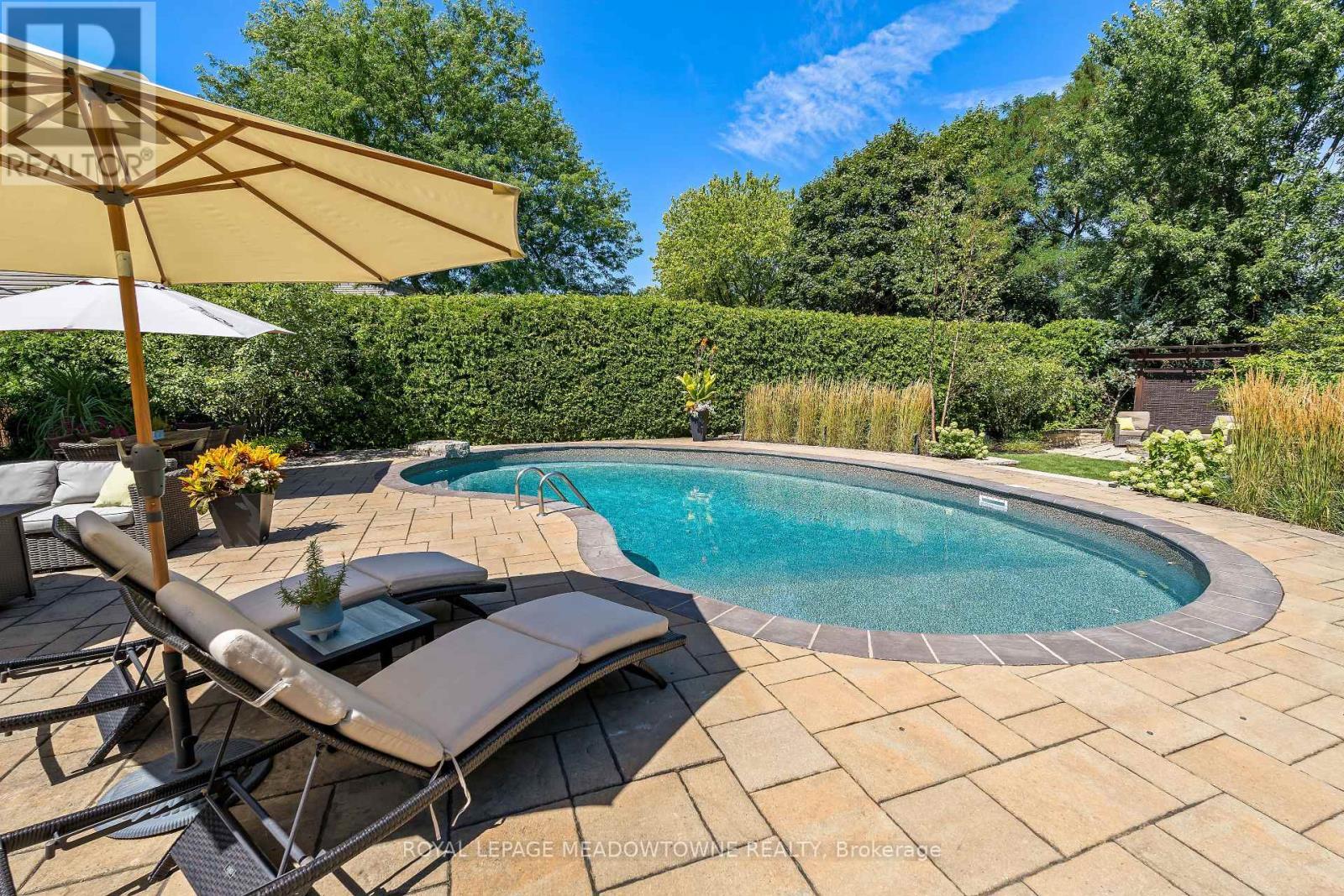 25 Hillside Drive, Halton Hills, ON - Outdoor With In Ground Pool With Deck Patio Veranda With Backyard