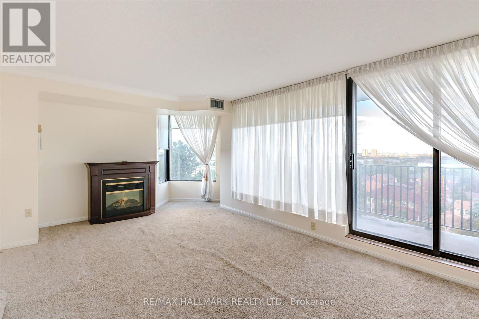 614 - 6500 Montevideo Road, Mississauga, ON - Indoor Photo Showing Other Room With Fireplace