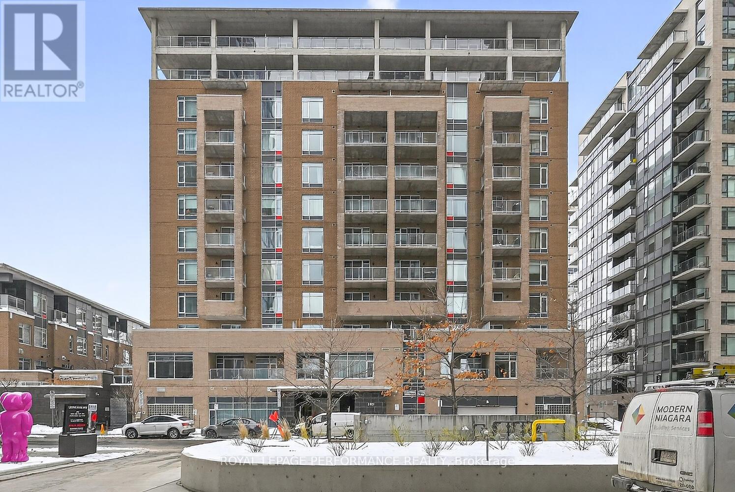 801 - 100 Champagne Avenue S, Ottawa, ON - Outdoor With Balcony With Facade