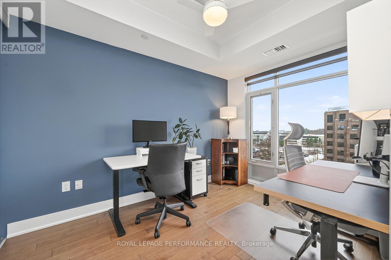 Second bedroom - 801 - 100 Champagne Avenue S, Ottawa, ON - Indoor Photo Showing Office