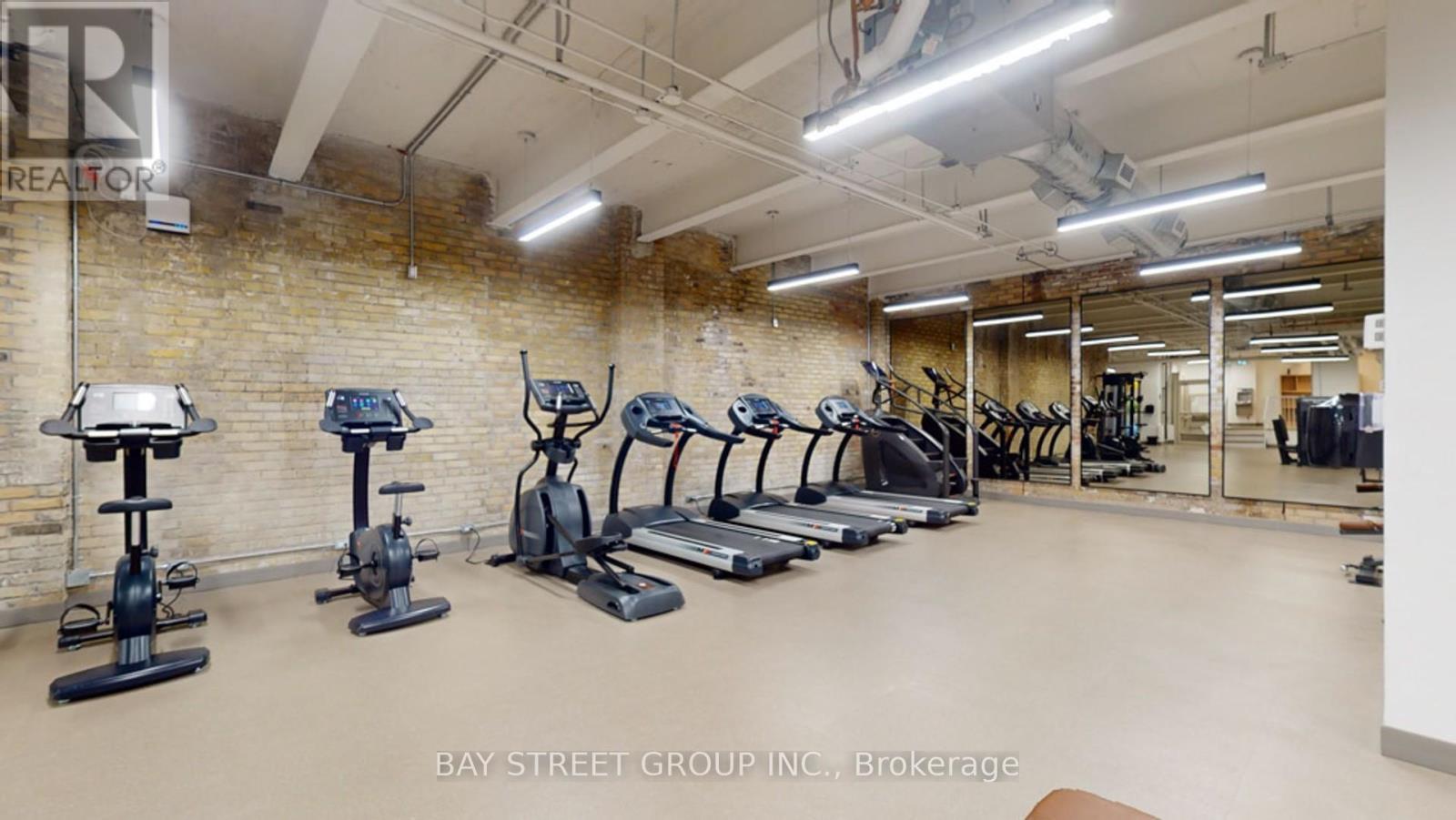 105 - 150 Logan Avenue W, Toronto, ON - Indoor Photo Showing Gym Room