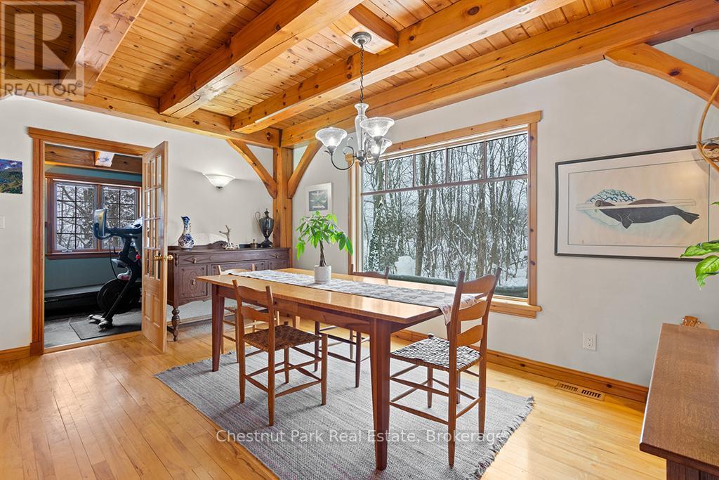 GREAT INTERIOR CHARACTER - 418573 Concession A, Meaford, ON - Indoor Photo Showing Dining Room