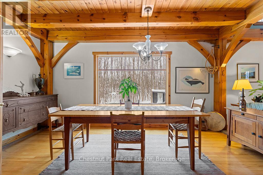 DINING ROOM OVERLOOKING REAR YARD - 418573 Concession A, Meaford, ON - Indoor Photo Showing Other Room