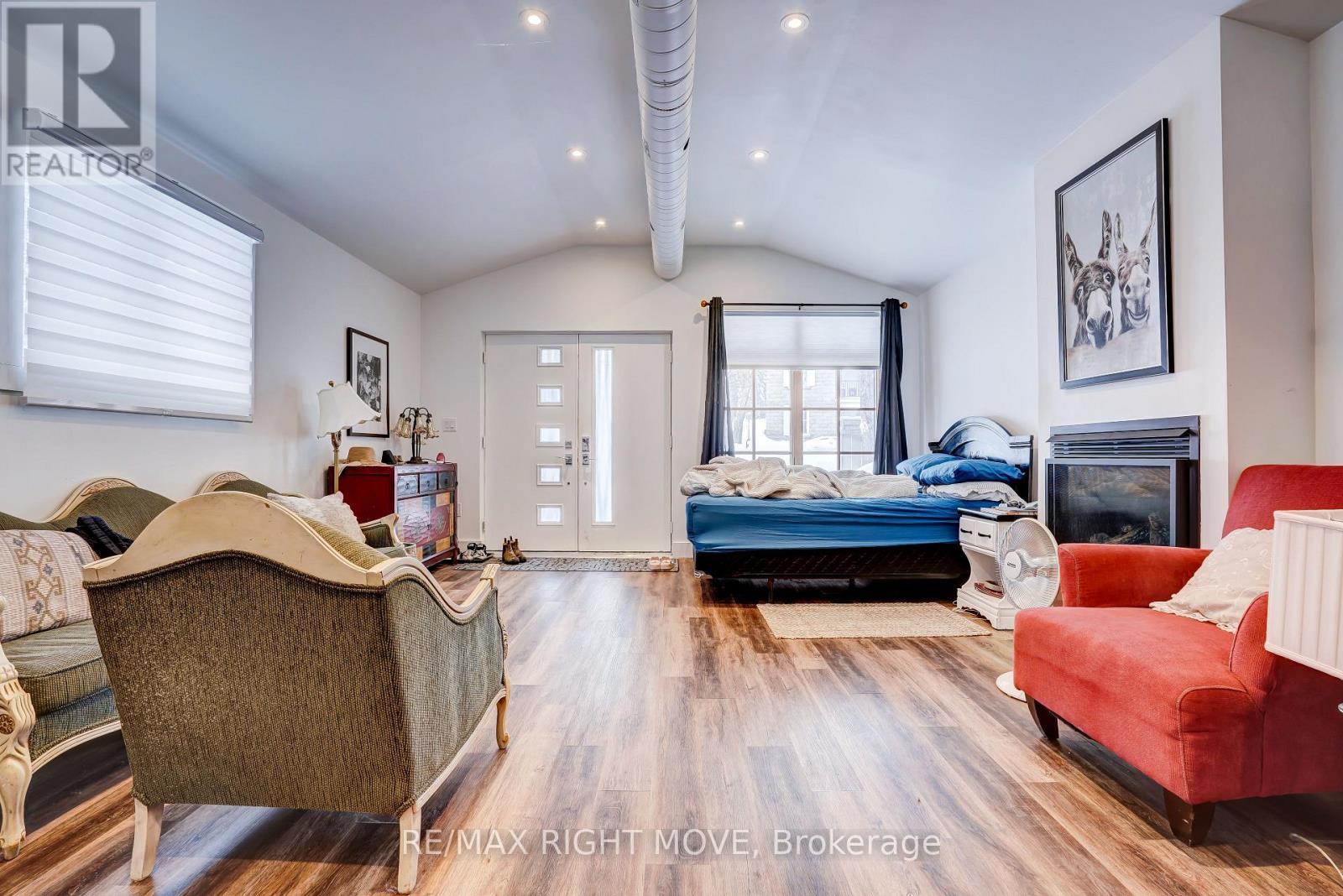 110 Mary Street, Orillia, ON - Indoor With Fireplace