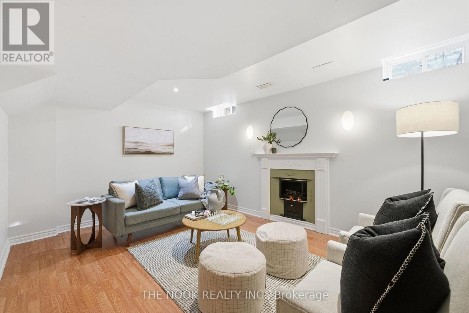53 Kinross Avenue, Whitby (Brooklin), ON - Indoor Photo Showing Living Room With Fireplace
