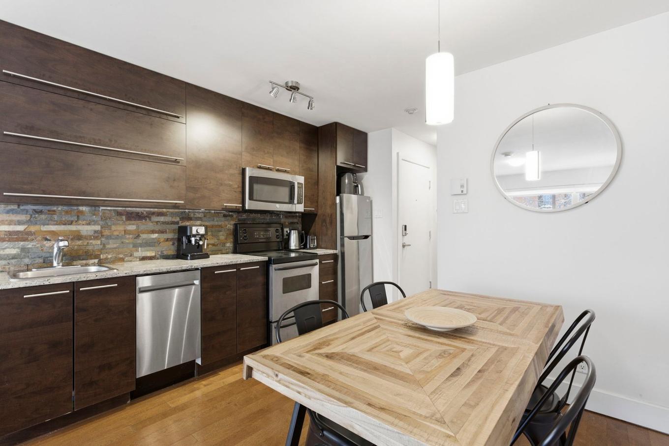 Kitchen - 301-2487 Rue Champagne, Montréal (Ville-Marie), QC - Indoor