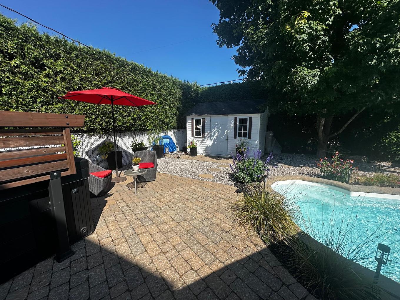 Cour - 13715 Rue Du Noroît, Mirabel, QC - Outdoor With In Ground Pool