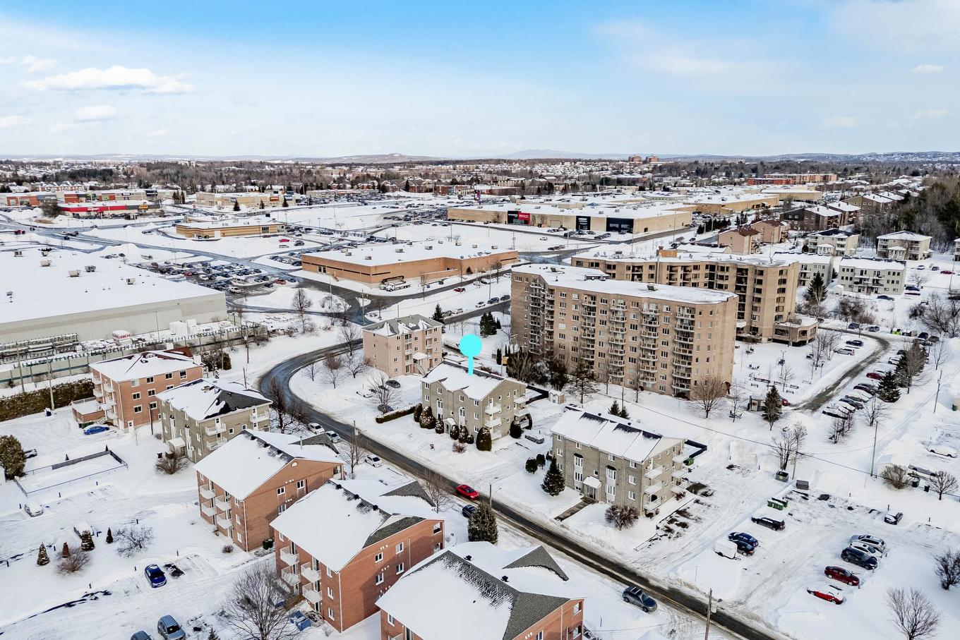 Photo aérienne - 101-3410 Rue Des Chênes, Sherbrooke (Les Nations), QC - Outdoor With View