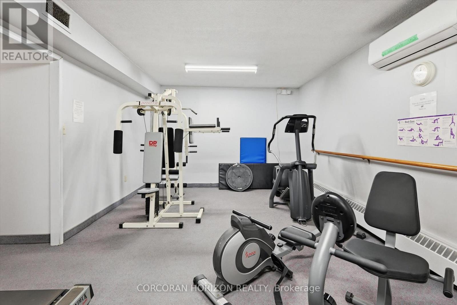 1202 - 222 Jackson Street W, Hamilton, ON - Indoor Photo Showing Gym Room
