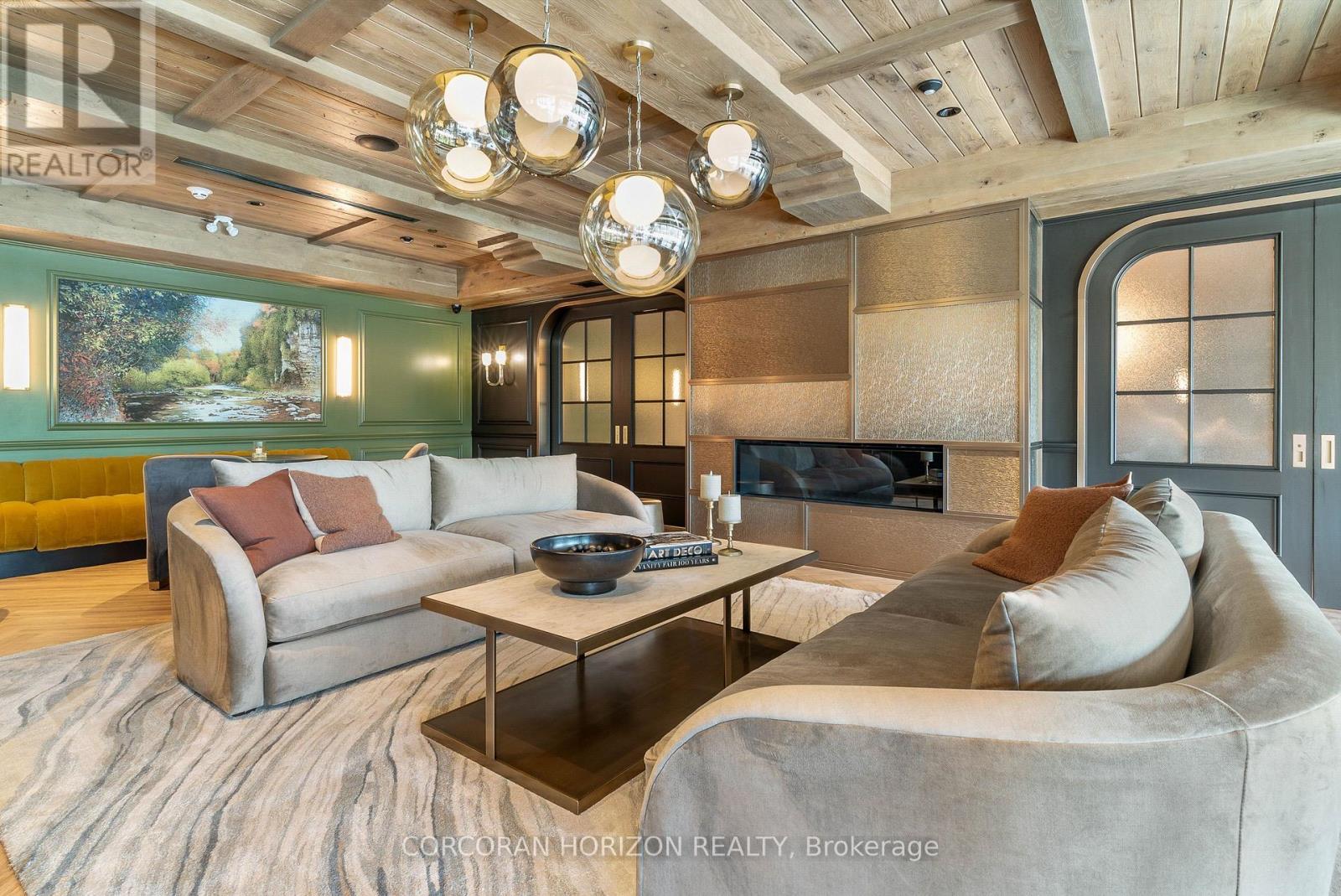 506 - 6523 Wellington 7 Road, Centre Wellington, ON - Indoor Photo Showing Living Room With Fireplace