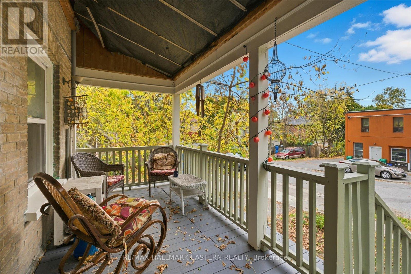 242 Dublin Street, Peterborough (Town Ward 3), ON - Outdoor With Deck Patio Veranda With Exterior