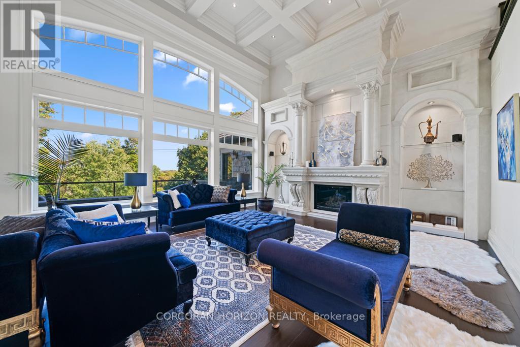 546 Woolwich Place, Waterloo, ON - Indoor Photo Showing Living Room With Fireplace