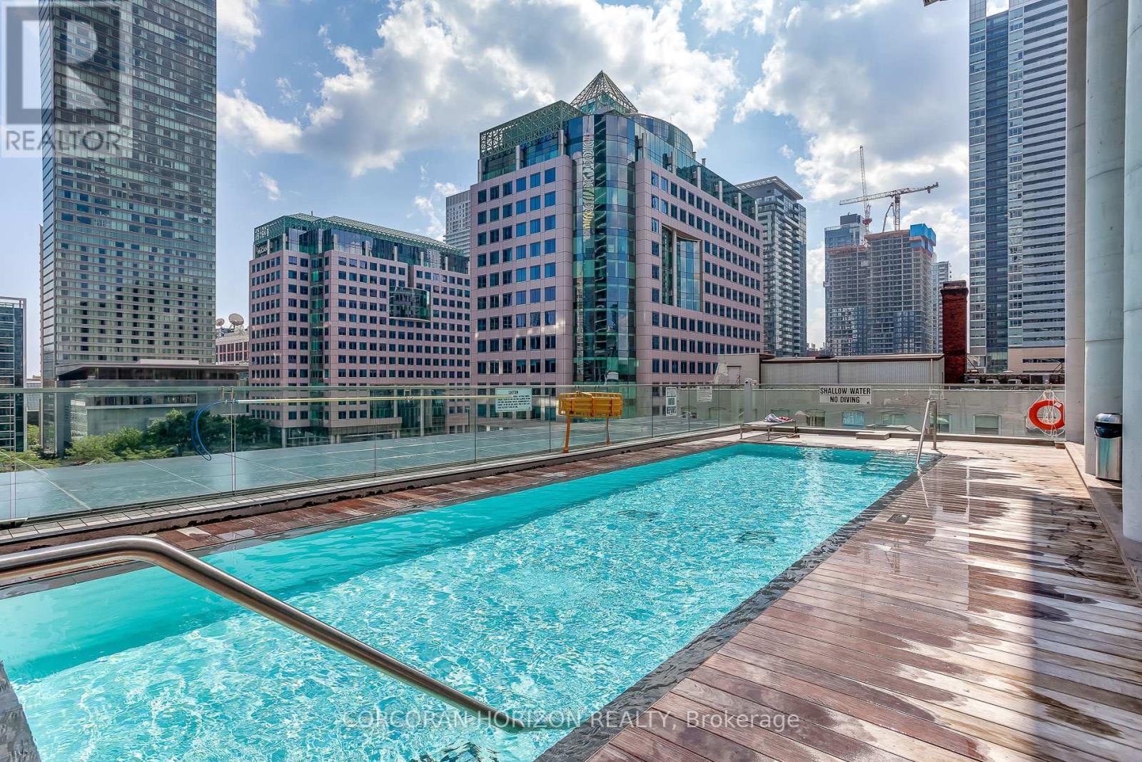 4601 - 224 King Street W, Toronto, ON - Outdoor With In Ground Pool