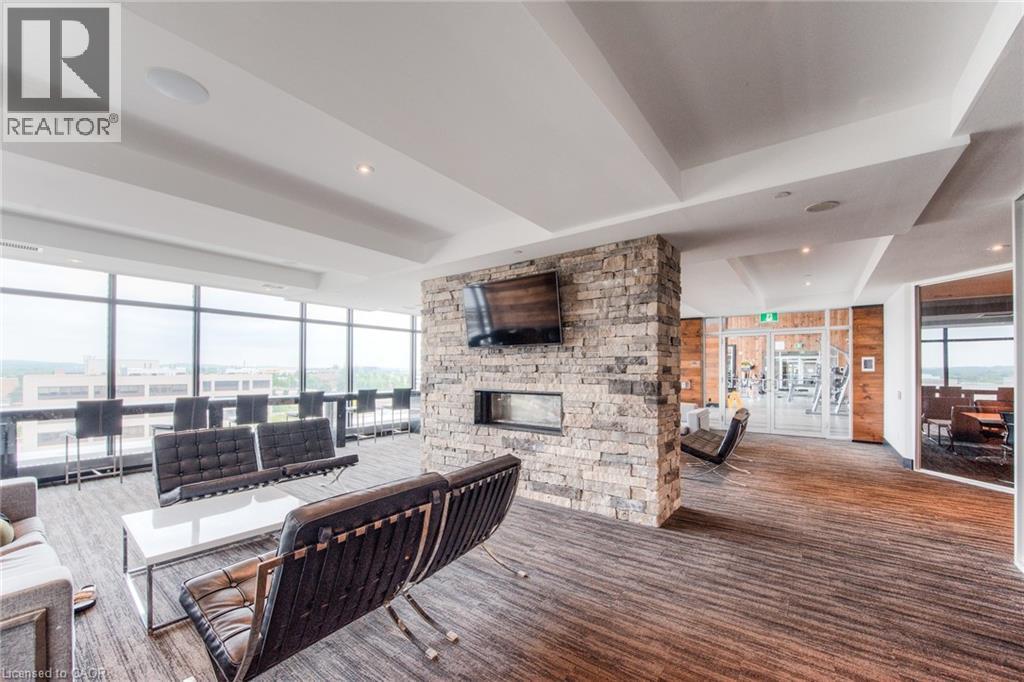 330 Phillip Street Unit# S2007, Waterloo, ON - Indoor With Fireplace