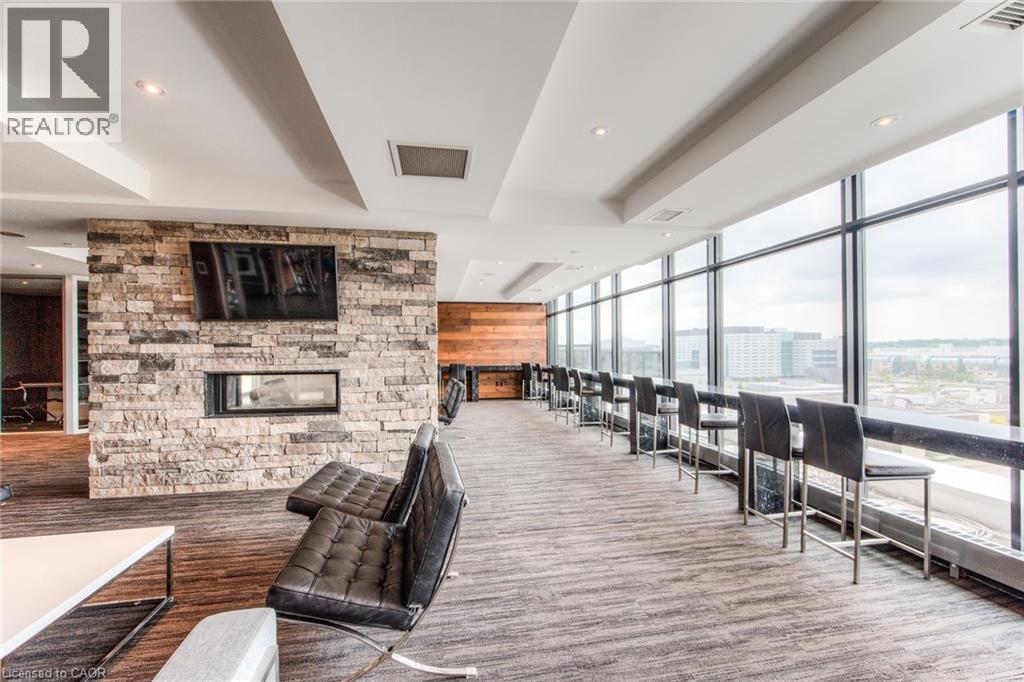 330 Phillip Street Unit# S2007, Waterloo, ON - Indoor Photo Showing Other Room With Fireplace