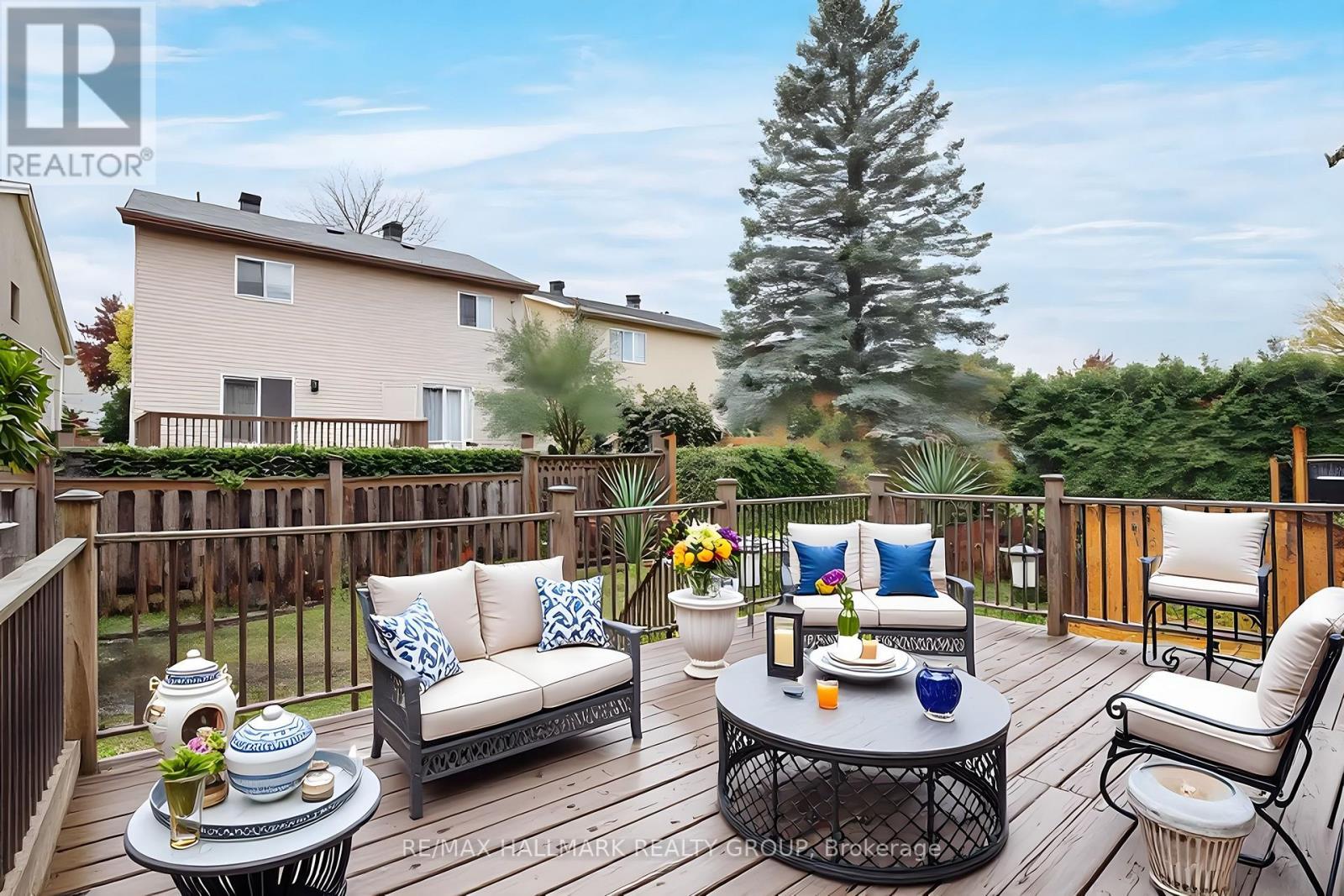 Virtually Staged - 6 Robina Avenue, Ottawa, ON - Outdoor With Deck Patio Veranda With Exterior
