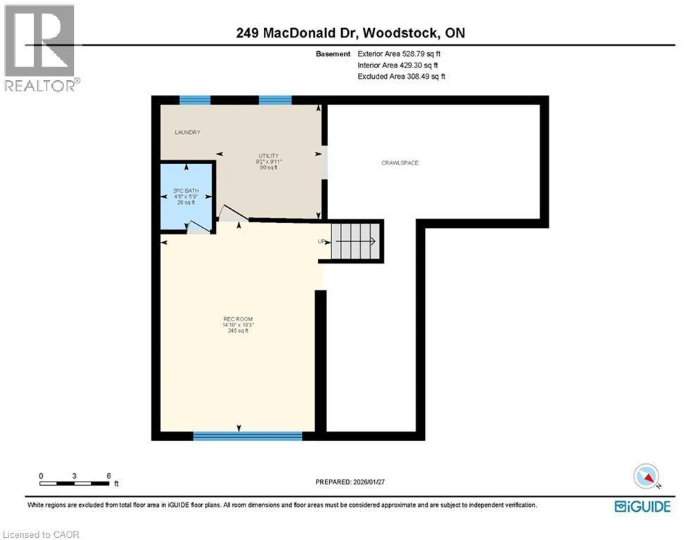 View of room layout - 249 Macdonald Drive, Woodstock, ON - Other