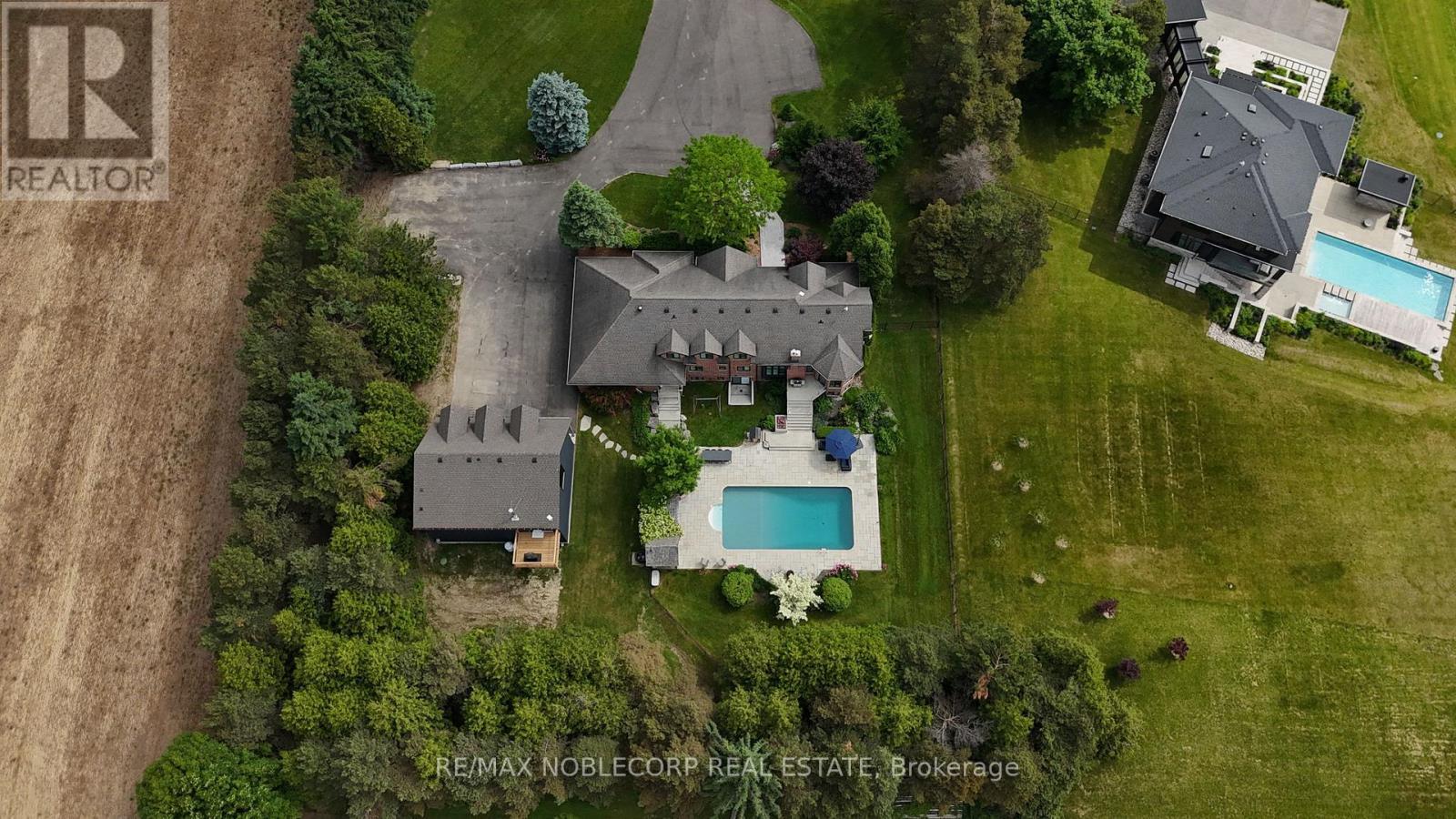 17088 Horseshoe Hill Road, Caledon, ON - Outdoor With In Ground Pool With View