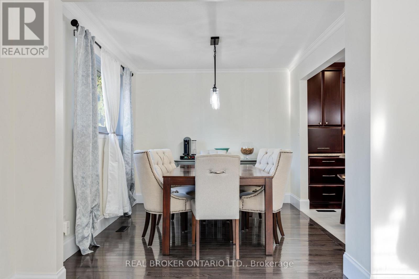 New Light Fixtures Through out - 13 Pine Tree Crescent, Brampton, ON - Indoor Photo Showing Dining Room