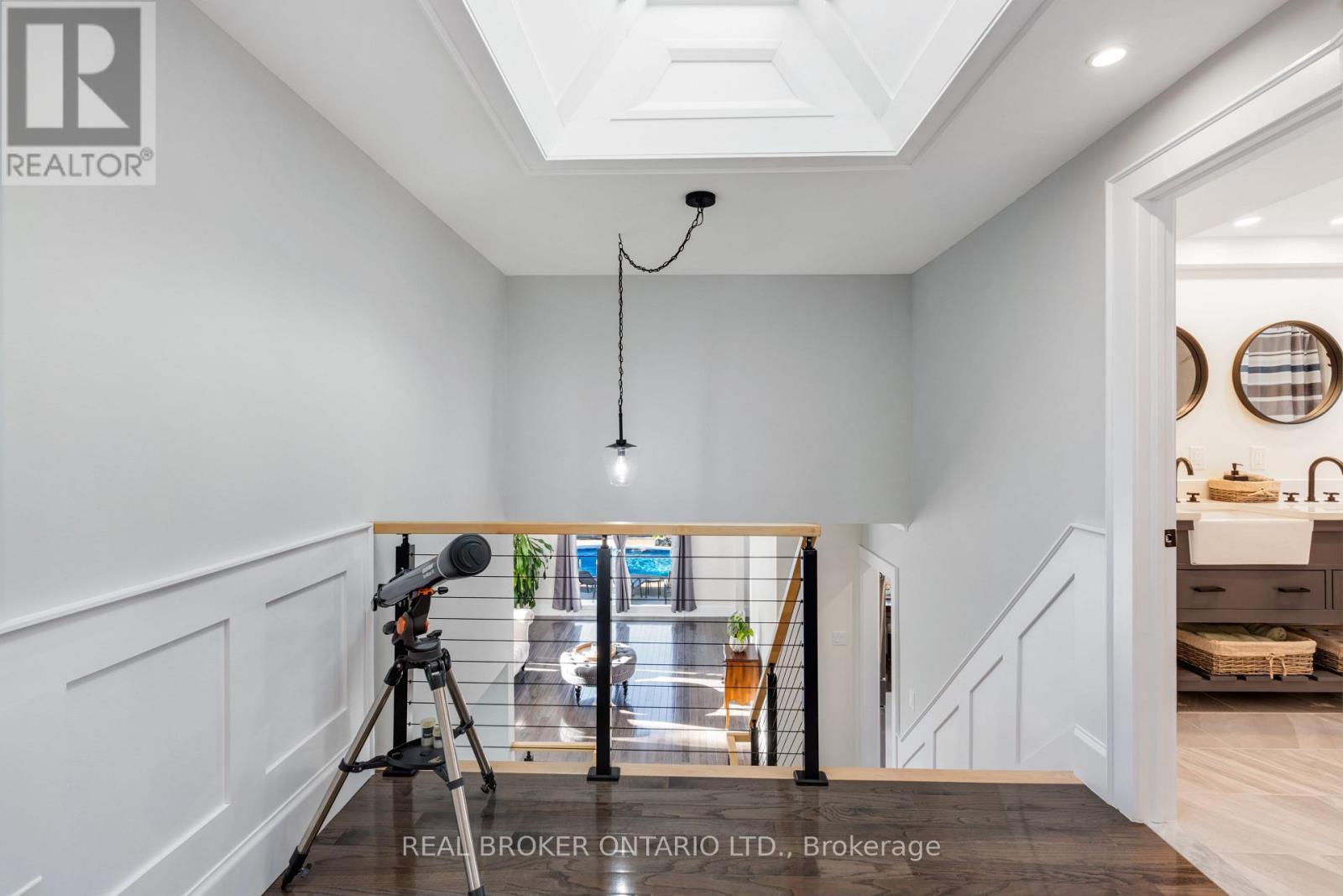 Skylight in Upper Hallway - 13 Pine Tree Crescent, Brampton, ON - Indoor Photo Showing Other Room