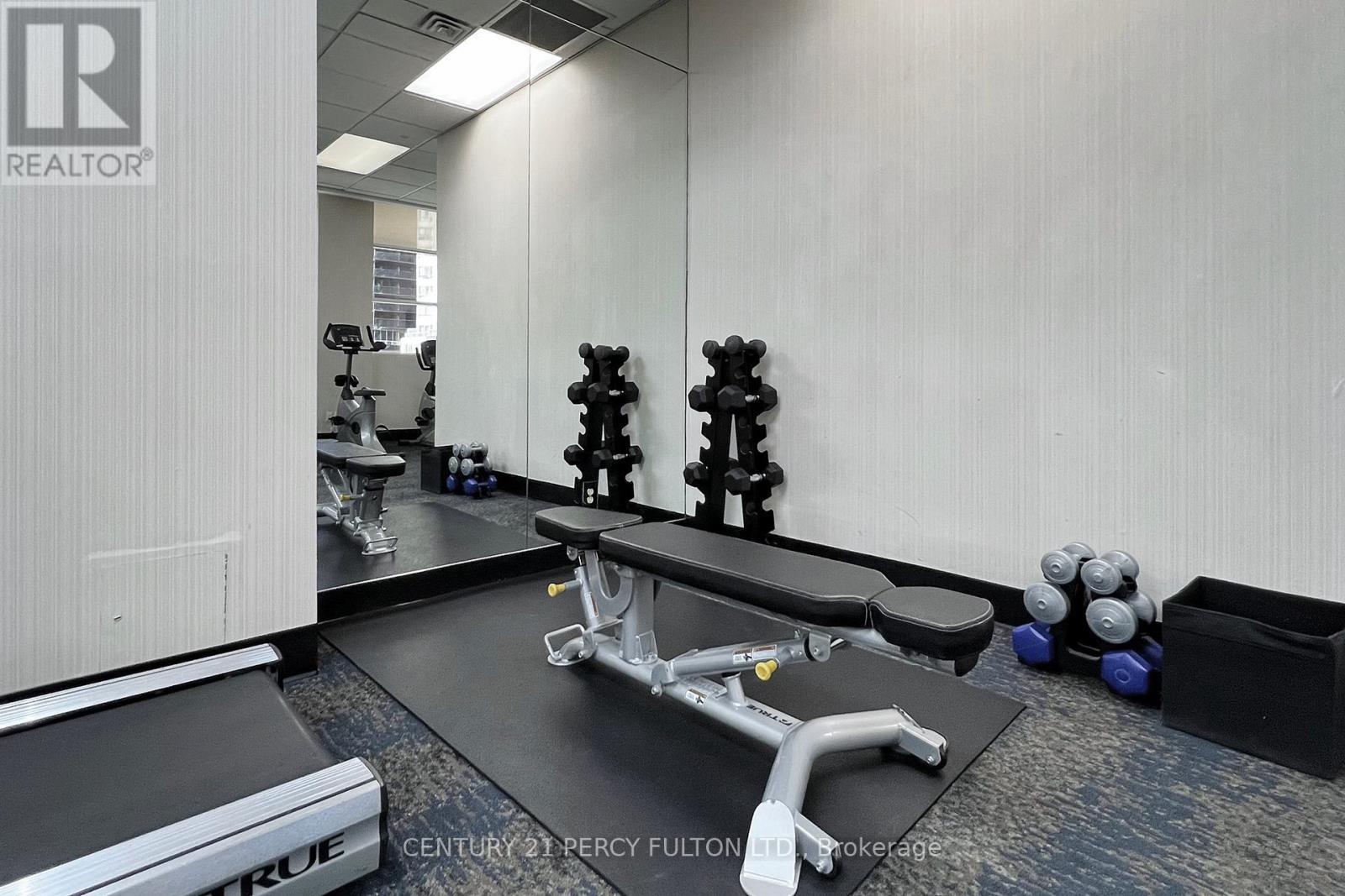 703 - 736 Bay Street, Toronto, ON - Indoor Photo Showing Gym Room