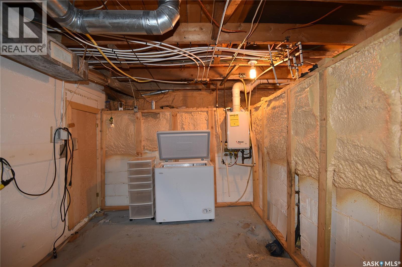 302 Main Street, White Fox, SK - Indoor Photo Showing Basement