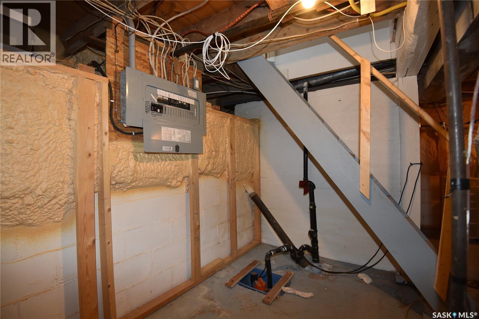 302 Main Street, White Fox, SK - Indoor Photo Showing Basement