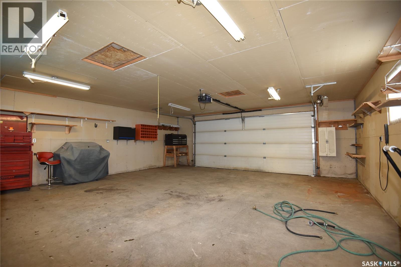 302 Main Street, White Fox, SK - Indoor Photo Showing Garage
