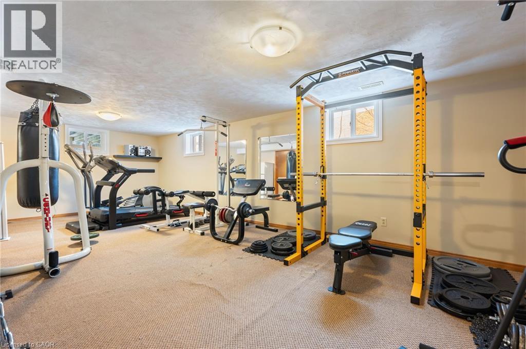 39 Sunset Drive, Simcoe, ON - Indoor Photo Showing Gym Room