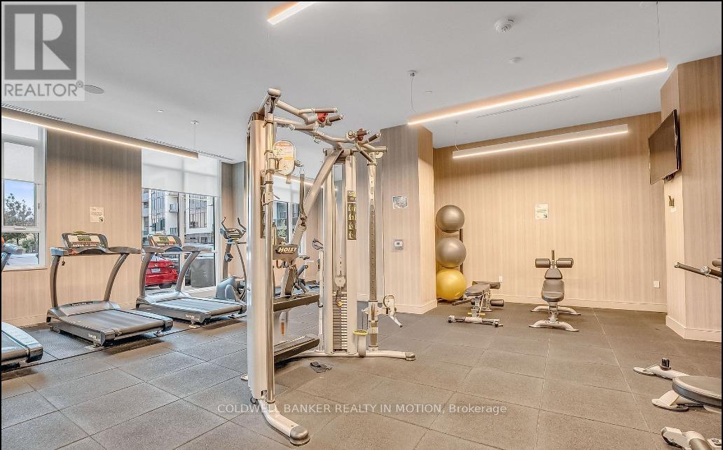 708 - 8 Nahani Way, Mississauga, ON - Indoor Photo Showing Gym Room
