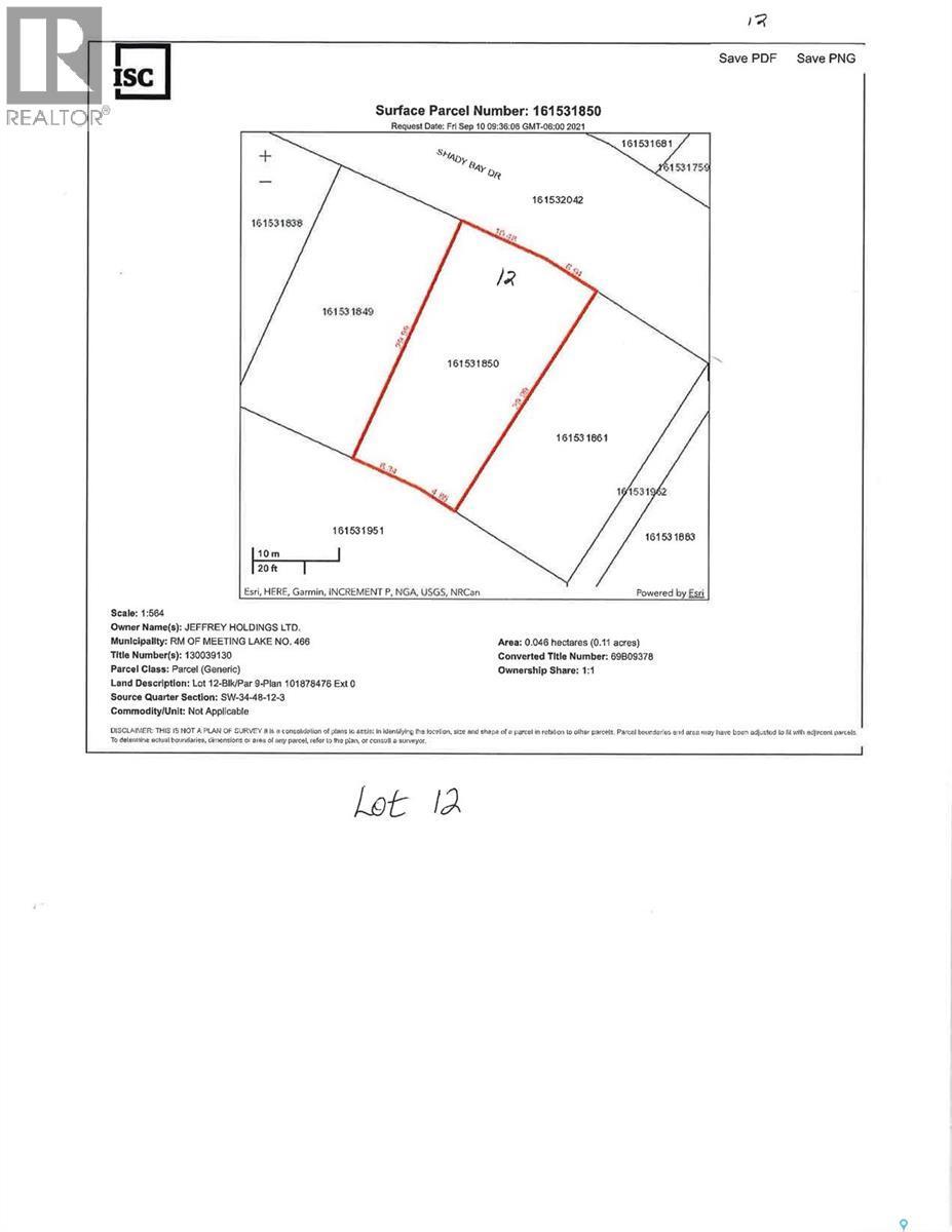 #12 Shady Bay Drive, Meeting Lake, SK