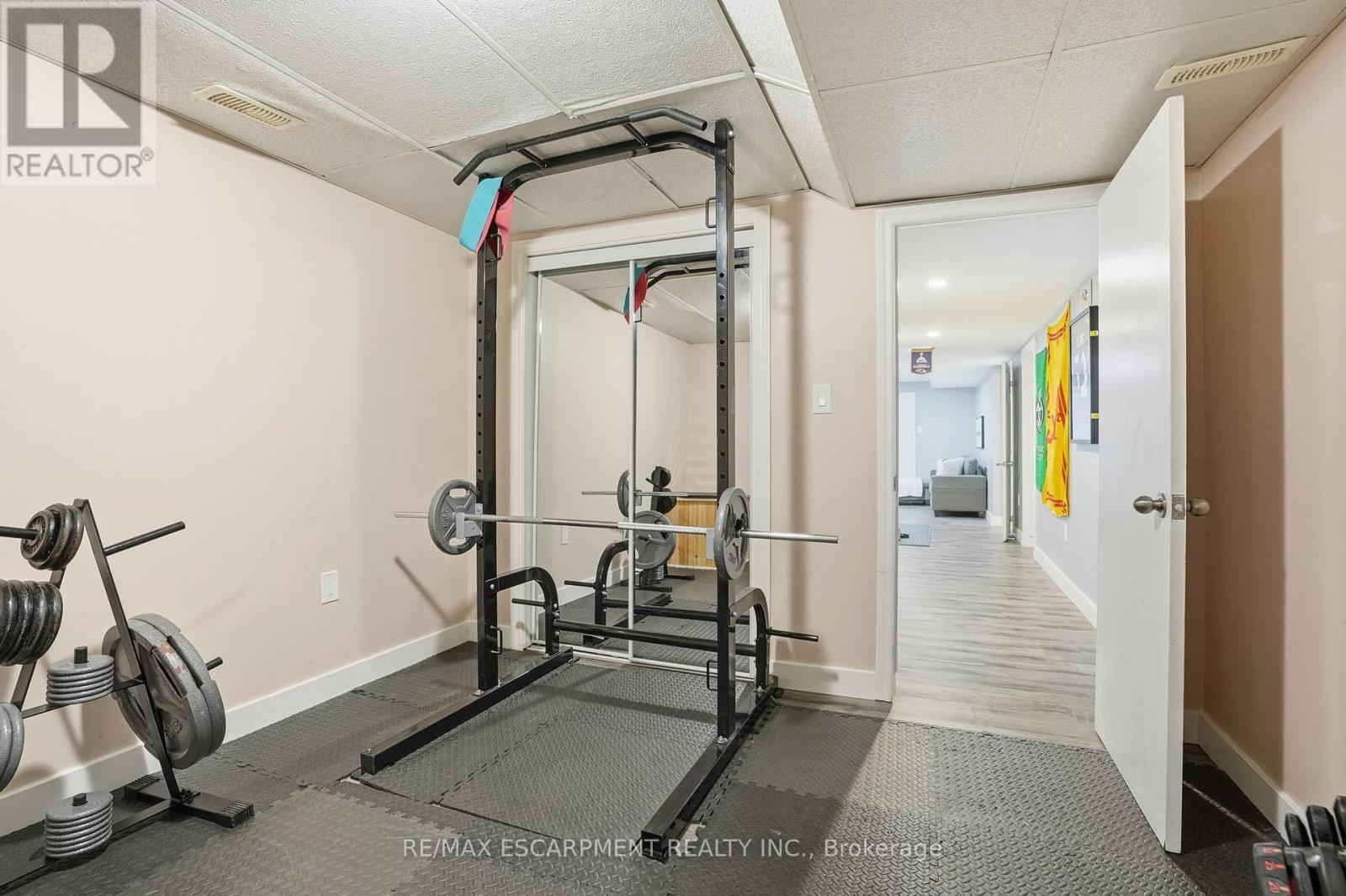 31 Galileo Boulevard, Brantford, ON - Indoor Photo Showing Gym Room