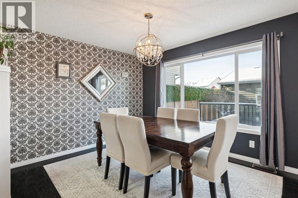 15 New Brighton Common Se, Calgary, AB - Indoor Photo Showing Dining Room