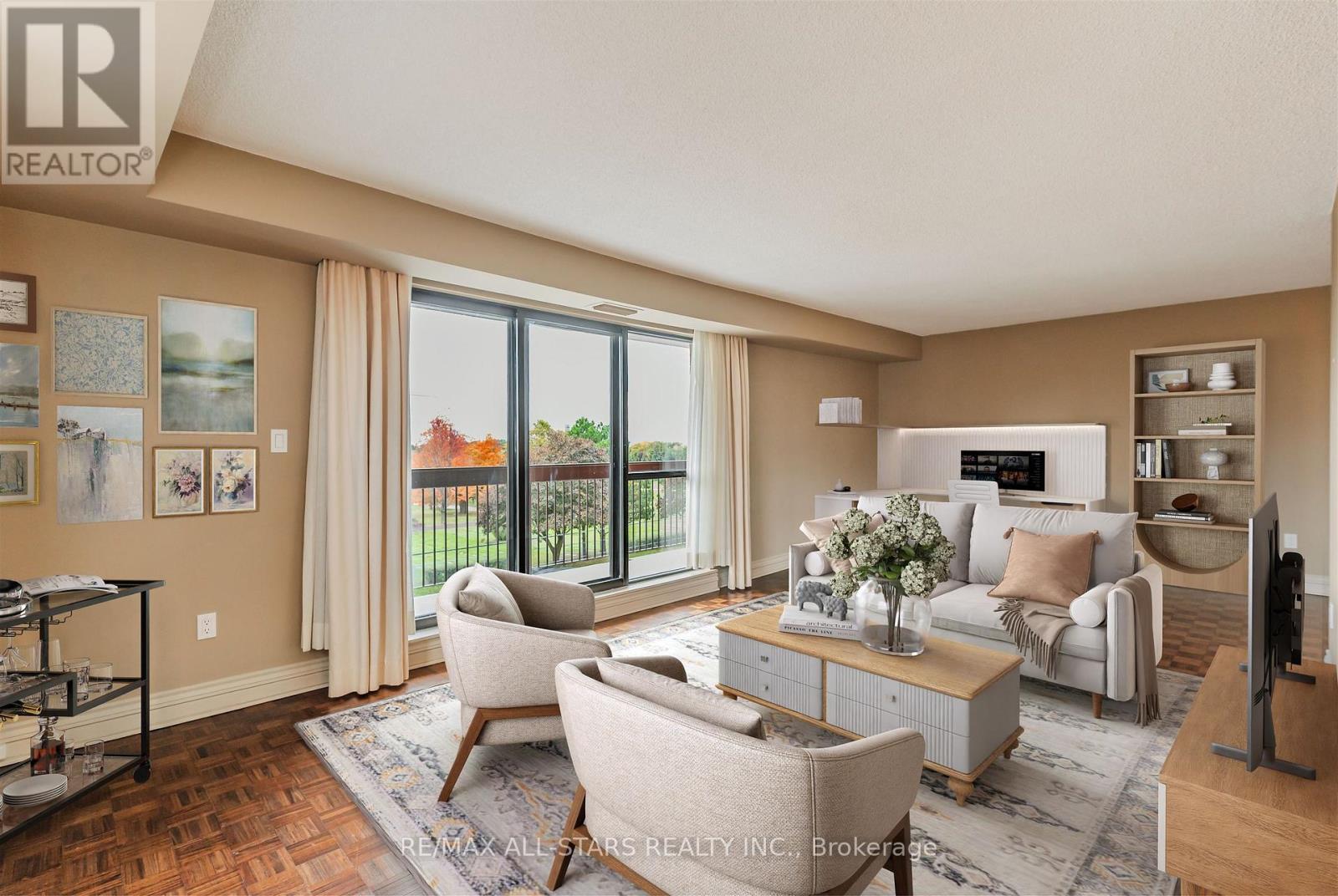 407 - 3734 St Clair Avenue E, Toronto, ON - Indoor Photo Showing Living Room